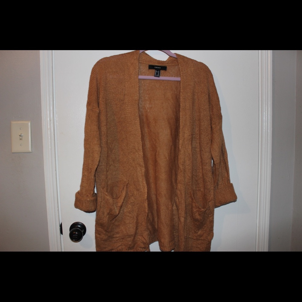 Khaki cardigan